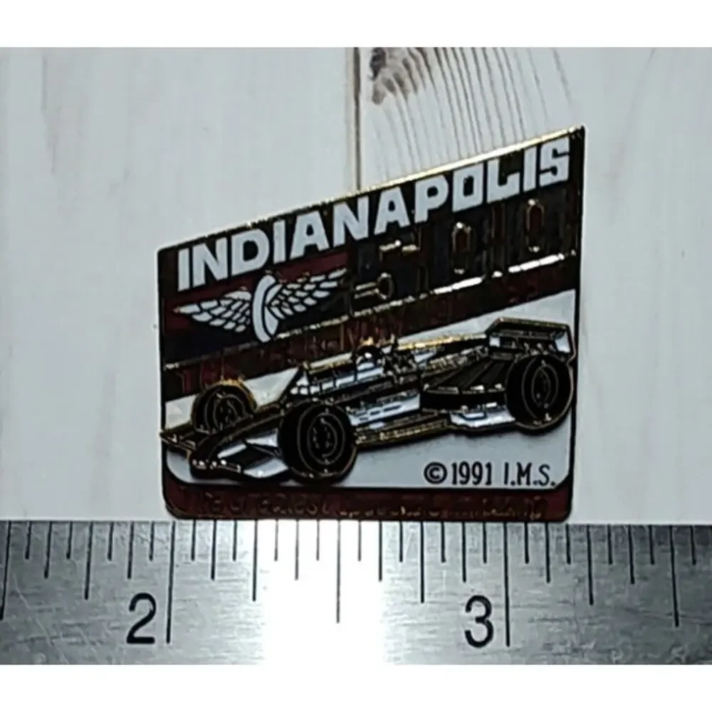 Indy 500 Souvenir Pin 1991 IndyCar Car Mount 75th Indianapolis 500